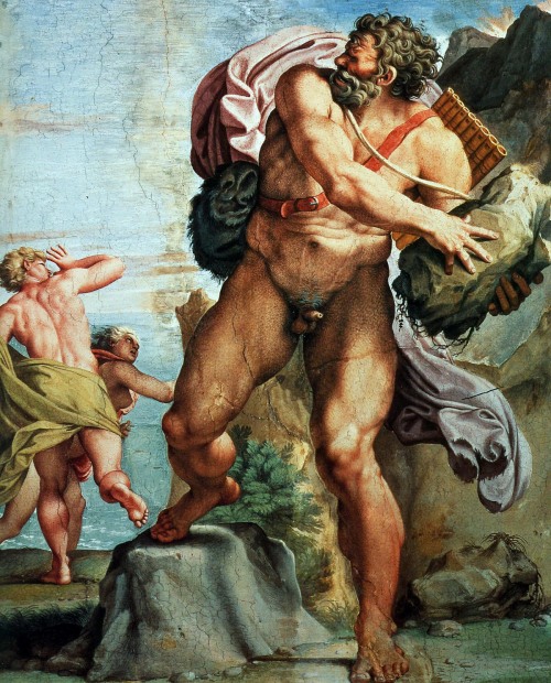 fer1972: Today’s Classic: Polyphemus 1. By Annibale Carracci (1605) 2. By Giulio Rom