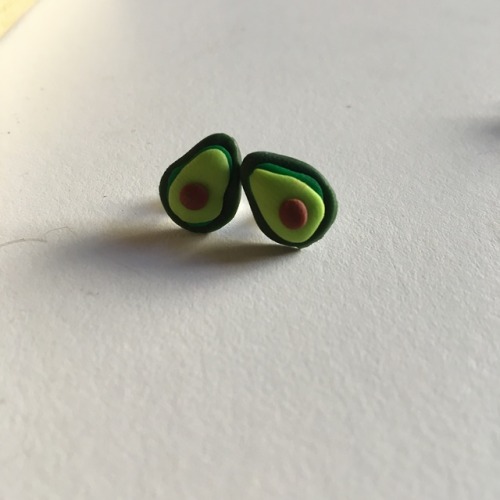 New fruit earring studs in the shop! https://www.etsy.com/listing/726879510/fruit-stud-earrings?ref=