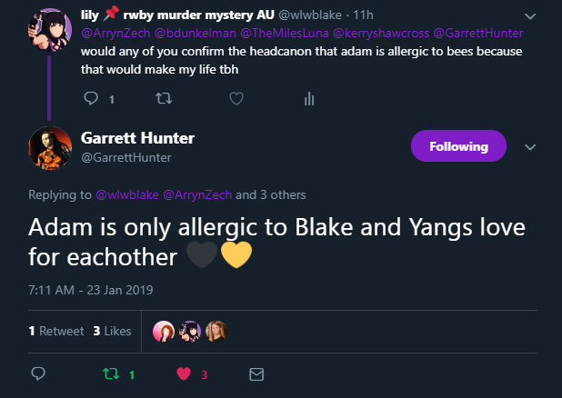 rwby-hive:  just-monkeying-around:  arcotta:adam’s voice actor replied to me and
