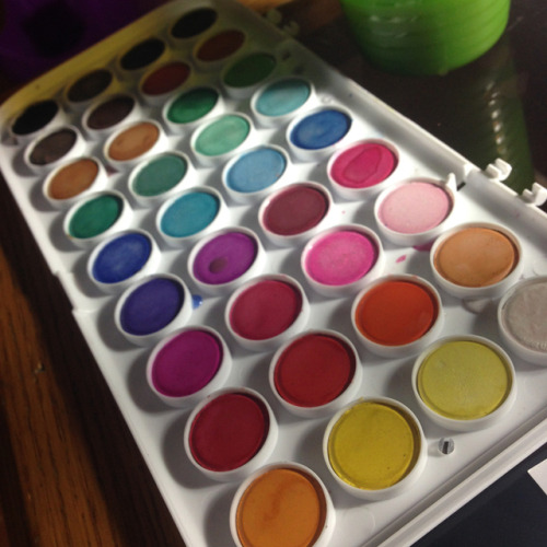 So I Got The New Snazzy Watercolor Paint Set...so I Drew Crap... ~~~~~~~~~~~~~~~~ If You're Going To