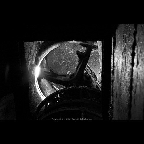 French machine gun position inside one of the WWI forts at Verdun