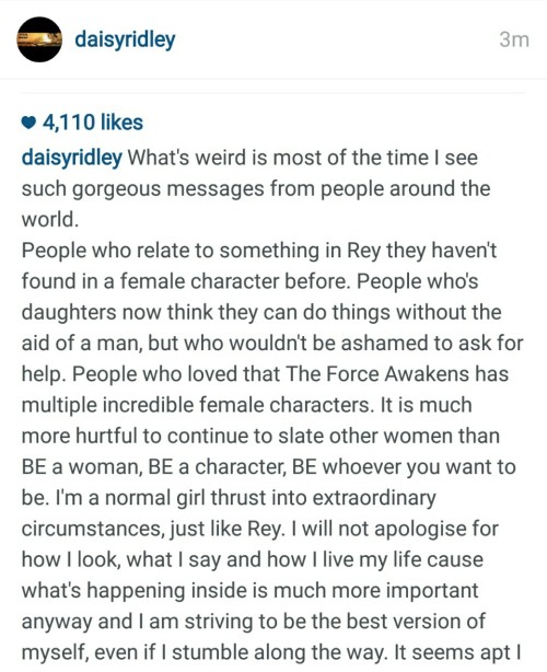 kitschlyn:what did we do to be given the gift that is daisy ridley