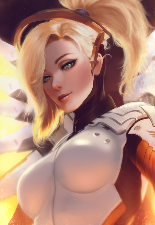 Porn photo raikoart:  Updated version of my older Mercy