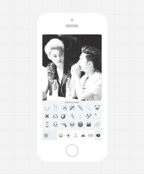 94meets93: Kaisoo   emojis (insp.)