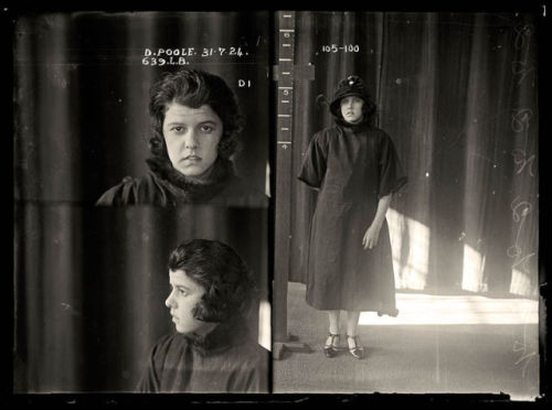 Australian mugshots from the 1920’s. I wonder what they got in for…check out grandma in