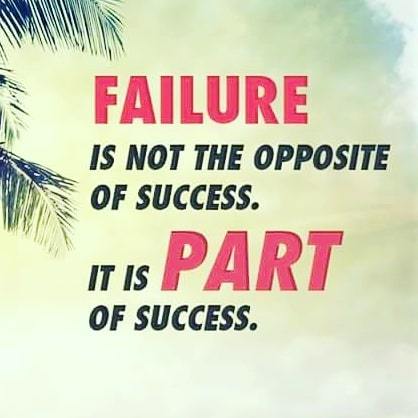 If you have failed recently, look at this. #failure #success #factsoflife #lifequotes