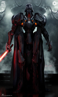 gokuma:  quarkmaster:    Metal Head 08 Happy May the 4th people! - Vader is easily one of my favourite characters in film history. The Dark Side is always way sexier and more fun to work with.   jarold Sng    holy shit that’s beautiful