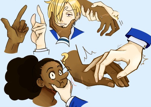 Another One For Sanuso Week Prompt 1: Hands! 