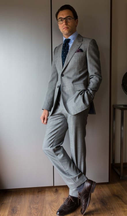 New Kingston suit - based on a Camps de Luca suitLuxire shirtCharvet PS and tieCarmina shoes