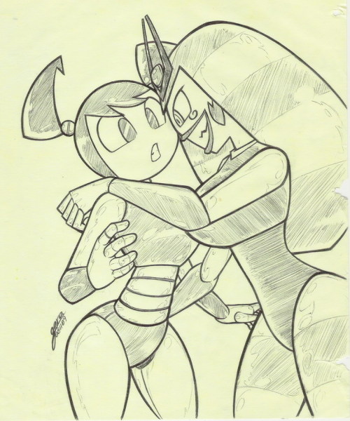 garabatoz:  Man, it’s been a long time since I drew any XJ9 pic. Anyway, I’m experiencing technical difficulties so there’s not much to say or draw but this should be resolved promptly… I hope.   <3