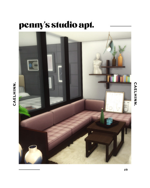 penny’s studio. an apartment by caelhinnthis studio might seem small, but influencer penny pizzazz f