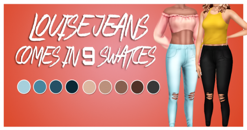 wild-pixel: Louise Jeans Hey everyone! Here are some jeans I made the other day! I’m not the biggest