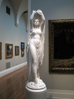 Wonderwarhol:  Undine Rising From The Waters, 1880’S, By Chauncey Ives (1810-1894)