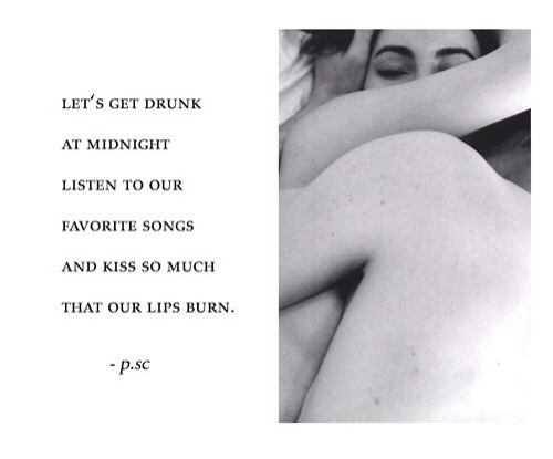 hopelessromatac:  Lets get drunk on We Heart It.