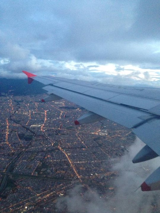 citylandscapes:  Bogotá from the sky #Bogota #Colombia #sunset  Source: @lufranillo