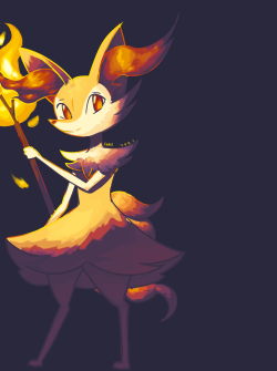 kairosdraws:startin this blog off with my favorite fire fox&lt;3