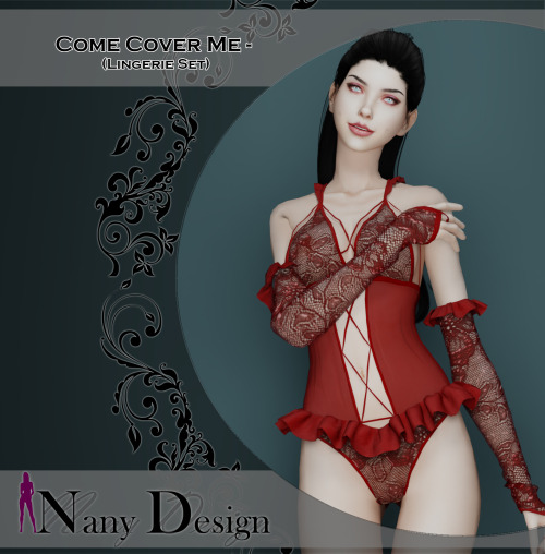  Come Cover Me (Lingerie Set)Base Game CompatibleARMS/HANDS Meshes BY “MAGIC-BOT”     ht