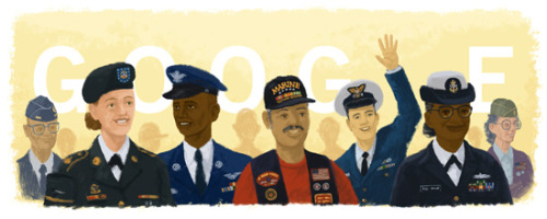 micdotcom:  People are mad Google’s Veterans Day doodle isn’t white enough Is Google “unfairly trolling” white male veterans? One might say the Google Doodle represents a diversifying veteran class. Yes, our armed forces’ veterans and active