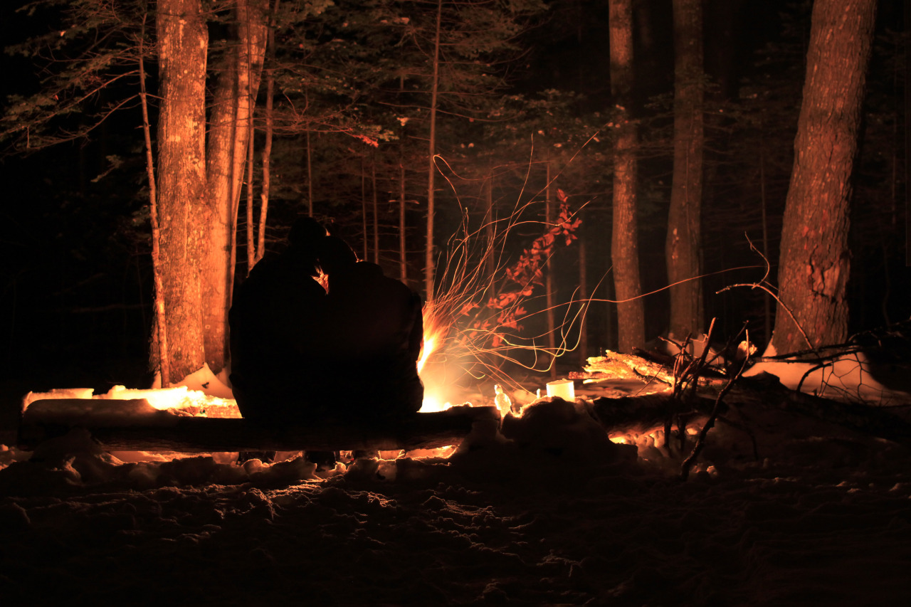 seekoutadventures:  Celebrating the new years in the backcountry with our own fireworks