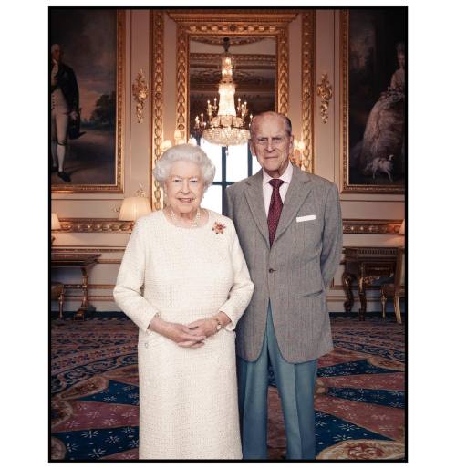 In honour of The Queen and HRH Prince Philip Duke Of Edinburgh. posted on Instagram - https://instag