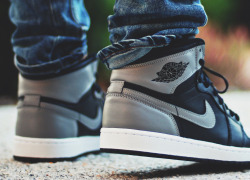 sweetsoles:  Nike Air Jordan I Retro ‘Shadow Grey’ (by @jonomfg)
