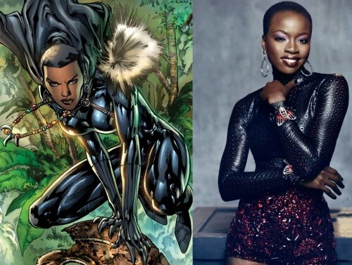 wearewakanda:What do you think?Danai Gurira as Shuri (T’Challa’s sister)Angela Bassett as Ramonda (m