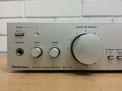 Technics SA-C02 FM/AM Stereo Receiver, 1979