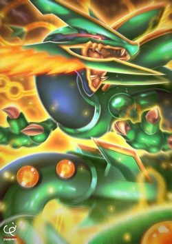 chobi-pho:  HEAVENS WRATH~ MEGA RAYQUAZA’S