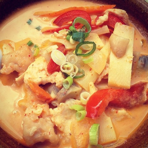 #Vietnamese red #curry #Brussels with @blacksoulcat