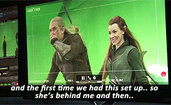 wrathandruin-blog:  the hobbit production video #11 → orlando and evangeline  Se