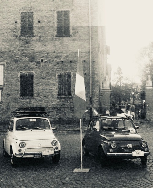 Exhibition of historical cars: Fiat 500: Italy 22.04.18