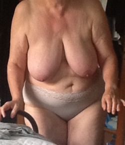 This old lady has quite a generous body that any horny younger