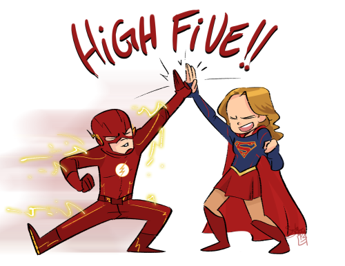 comickergirl: Flash v. Supergirl: Dawn of Friendship