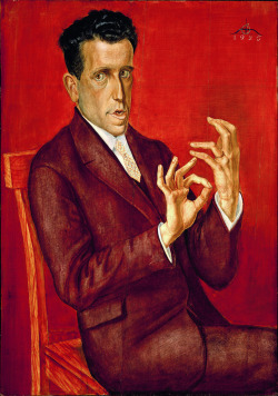 Otto Dix (German, 1891-1969)Portrait Of The Lawyer Hugo Simons, 1925Oil And Tempera