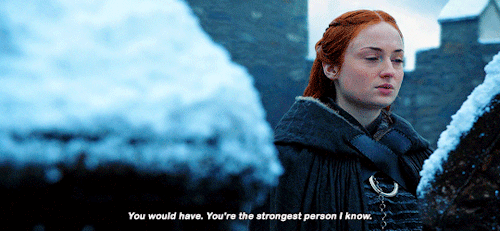 aryaestarks:I never could have survived what you survived.