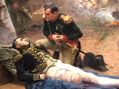 fapoleon-bonerparte: Detail of Napoleon Returns to Visit the Wounded  Paul Emile Boutigny,