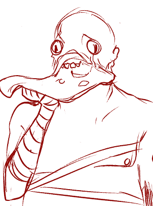 johannweyer:  maruchibutt:  if you told a grunt to “chin up” it’d probably cry          