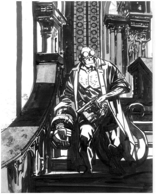 failed-mad-scientist:  Hellboy - John Paul Leon