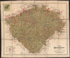 Early 20th Century Cycling Map of Czechia Region