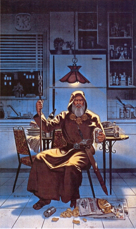 invokingbees:weeniebagel:invokingbees:Walk into your kitchen at 3am and this wizard is waiting for y