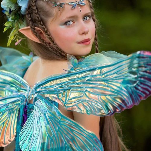 This adorable fairy&rsquo;s wings were made using my wing tutorial (in my bio Highlights) and th