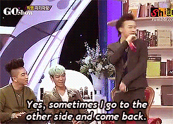 awesomelittlehappythings:  bigbanggifs: G-Sadako  last gif omg  