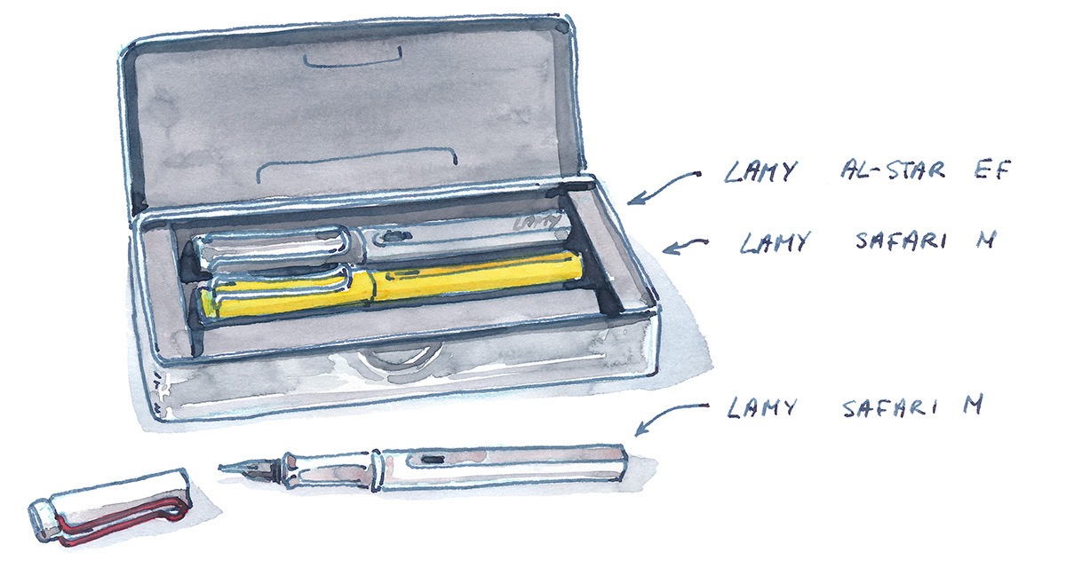 Fountain Pen In Moleskine Sketchbook & Why I Love Drawing With Lamy Safari  I Artistic Obsession 