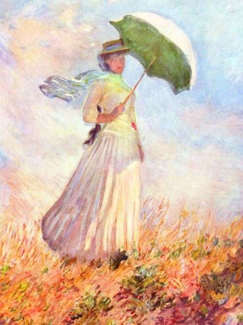 putarata-deactivated20151114: Claude Monet - The Woman with a Parasol (Suzanne Hoschedé).