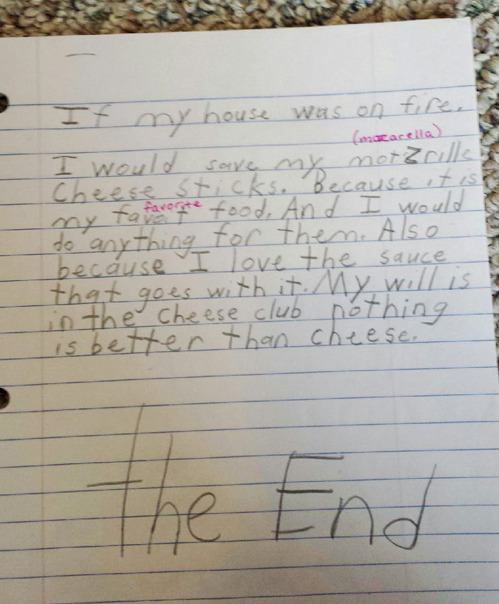 tastefullyoffensive:
“ This kid has his priorities in order. [x]
”
No one likes a burnt mozzarella stick