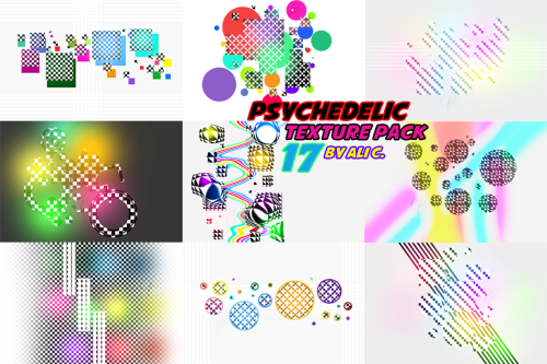 Texture pack #017 created using only shapes and patterns (I made myself).Contains 9 textures 900x600