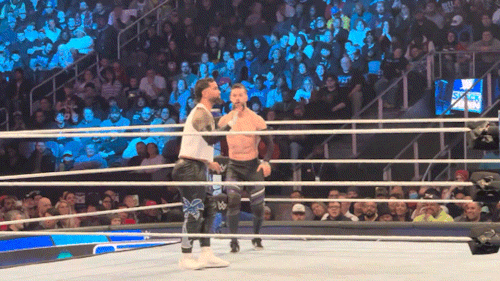 Jey Last Night In A Dark Match With Finn 