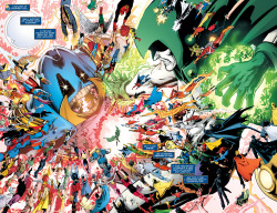 fullofcomics:  Crisis On Infinite Earths, Zero Hour, Infinite Crisis, Flashpoint, The New 52Justice League #40