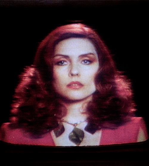 mike-mills:Debbie Harry as Nicki Brand in Videodrome (1983) dir. David Cronenberg