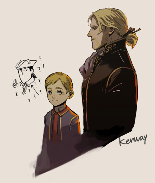 Kid-Haytham is blonde but adult is dark hair. He looks nothing like his father Edward. So I thi